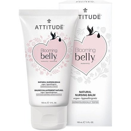 Přírodní krém na bradavky ATTITUDE Blooming Belly s arganem 150 ml