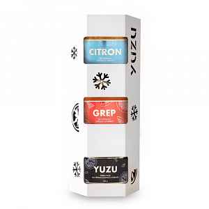 YUZU Citrusové povzbuzení Yuzu + Grep + Citron trio balíček 3x550 g