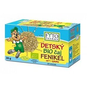 Dětský BIO čaj Fenykl 20x1.5g Fytopharma