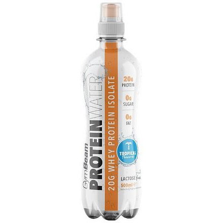 GymBeam Protein Water 500 ml tropical