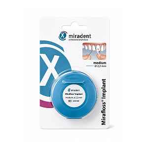 Miradent Mirafloss Implant Medium zubní nit 20 ks