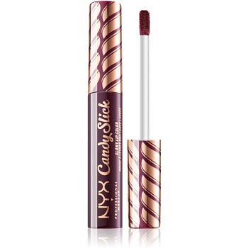 NYX Professional Makeup Candy Slick Glowy Lip Color vysoce pigmentovaný lesk na rty odstín 08 Cherry Cola 7,5 ml