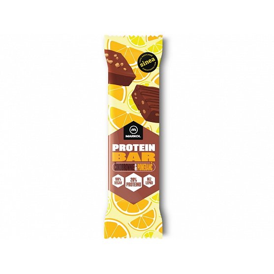 Markol Proteinová tyčinka čokobrownie a pomeranč 40g