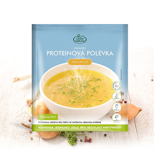 Proteinová polévka s kuřecí příchutí na hubnutí 58 g