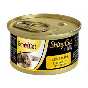 Konzerva SHINY CAT tuňák+sýr 70g