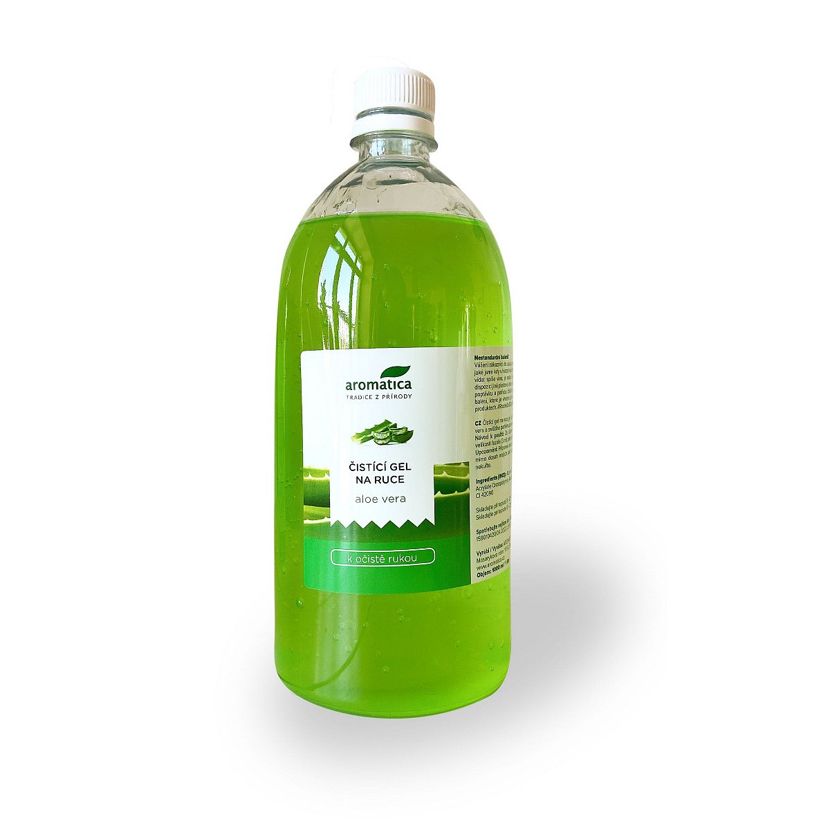 Aromatica Čistící gel na ruce Aloe vera 1000 ml