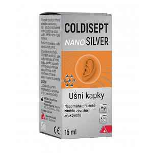 Coldisept nanoSilver ušní kapky 15 ml