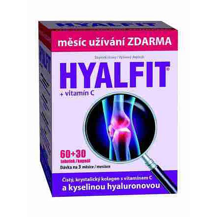 HYALFIT + vitamín C tob.60+30 zdarma