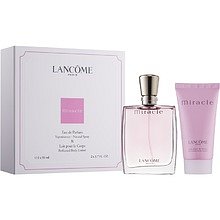 LANCOME Miracle Dárková sada dámská parfémovaná voda 50 ml a tělové mléko Miracle 50 ml