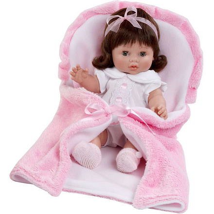 Luxusní dětská panenka-miminko Berbesa Magdalena 35cm