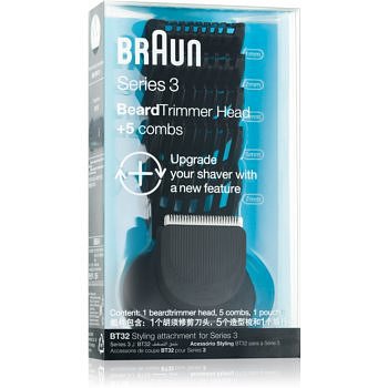 Braun Series 3  Shave&Style BT32  hlava zasrtřihovače + 5 nástavců