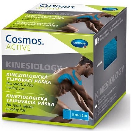 Cosmos Active - Kinezio tejp. páska modrá 5cmx5m