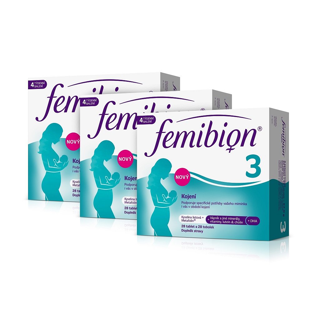 FEMIBION 3 balení 2+1 ZDARMA