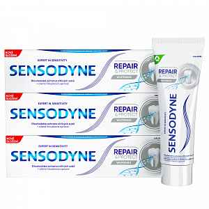Sensodyne Repair & Protect Whitening zubní pasta 3x75 ml