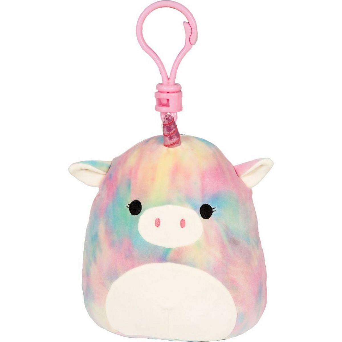 SQUISHMALLOWS Klíčenka duhový jednorožec