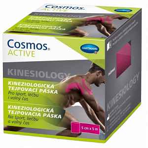 Cosmos Active - Kinezio tejp. páska růžová 5cm x5m