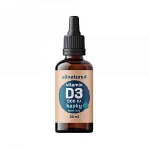 Allnature Vitamin D3 500 IU 25 ml