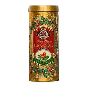 BASILUR Festival candle gold edice černý čaj 75 g + čajová svíčka 11 g