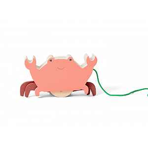 BS Toys Tahací hračka - veselý krab