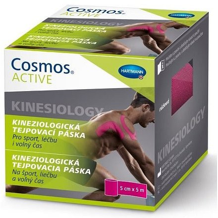 Cosmos Active - Kinezio tejp. páska růžová 5cm x5m