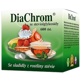 DiaChrom se stévií tablety 600