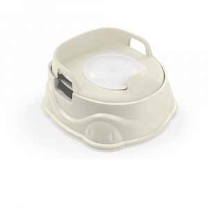 Dolu 3v1 nočník, sedátko na WC, stolička, béžová, 20x34,5x37 cm