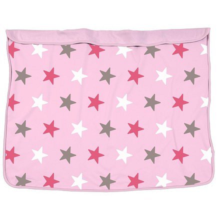 Dooky deka Blanket Baby Pink / Pink Stars