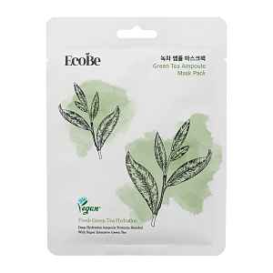 Ecobe Pleťová maska Green Tea Ampoule  25 ml