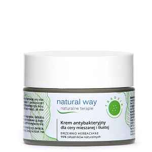 Natural Way Krém s antibakteriální složkou pro smíšenou, mastnou a problematickou pleť 50 ml