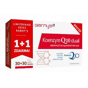 Barnys Koenzym Q10 Dual 60mg cps.30+30 ZDARMA