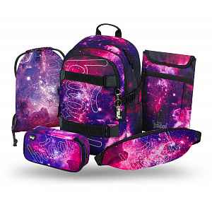Baagl Školní set Skate Galaxy III