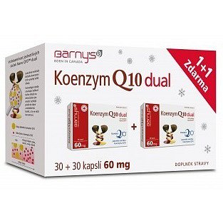 Barnys Koenzym Q10 Dual 60mg cps.30+30 ZDARMA