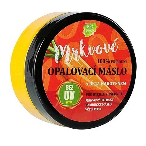 Mrkvové opalovací máslo bez UV filtrů 150ml