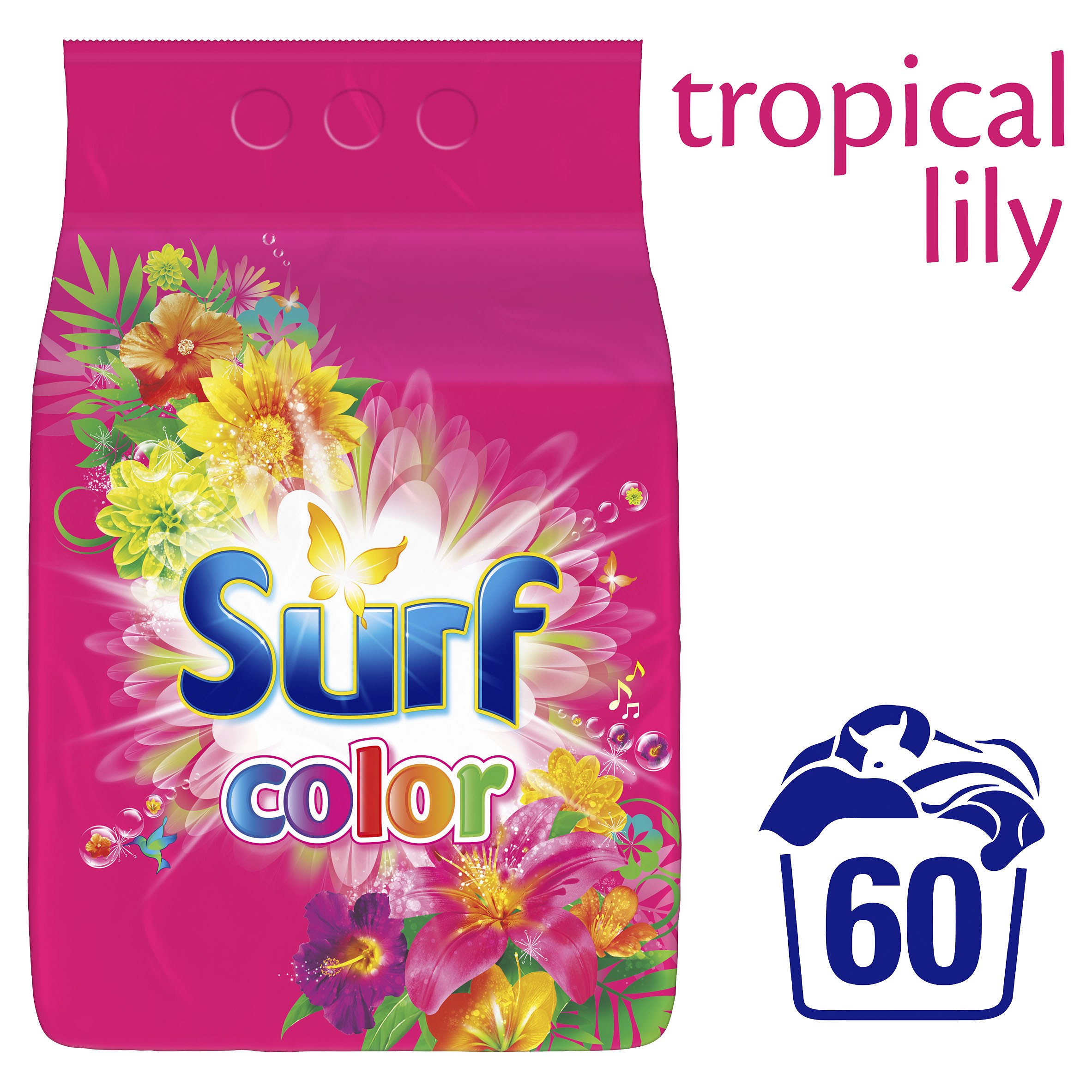 SURF Color Tropical 4,2 kg (60 dávek) – prací prášek