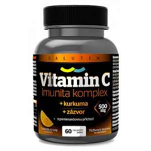 Vitamin C 500 mg Imunita komplex kurkuma + zázvor 60 tablet