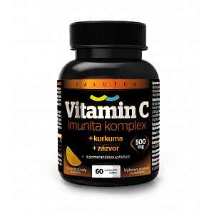 Vitamin C 500 mg Imunita komplex kurkuma + zázvor 60 tablet