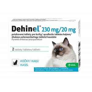 Dehinel 230mg/20mg Pro Kočky Tbl.2