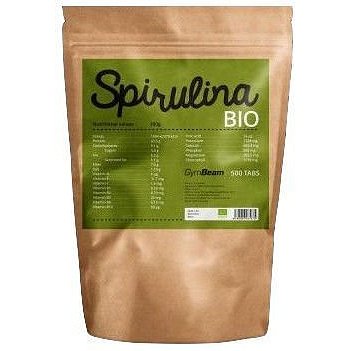 GymBeam Bio Spirulina 500 mg 500 tab unflavored