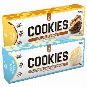 Näno Supps Protein Cookies 128g - kokos, karamel, arašídy