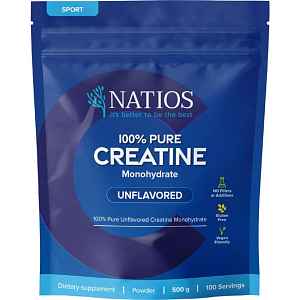 NATIOS Creatine Monohydrate Unflavored 500g