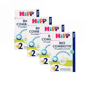 HiPP 2 BIO Combiotik mléko 4 x 700 g