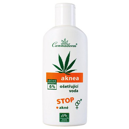 Cannaderm Aknea ošetřující voda 200ml