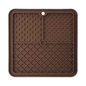 Epic PET Podložka lízací Lick&Snack čtverec hnědý 20x20 cm