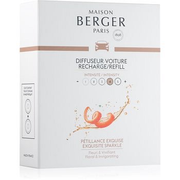 Maison Berger Paris Car Exquisite Sparkle vůně do auta náhradní náplň 2 x 17 g