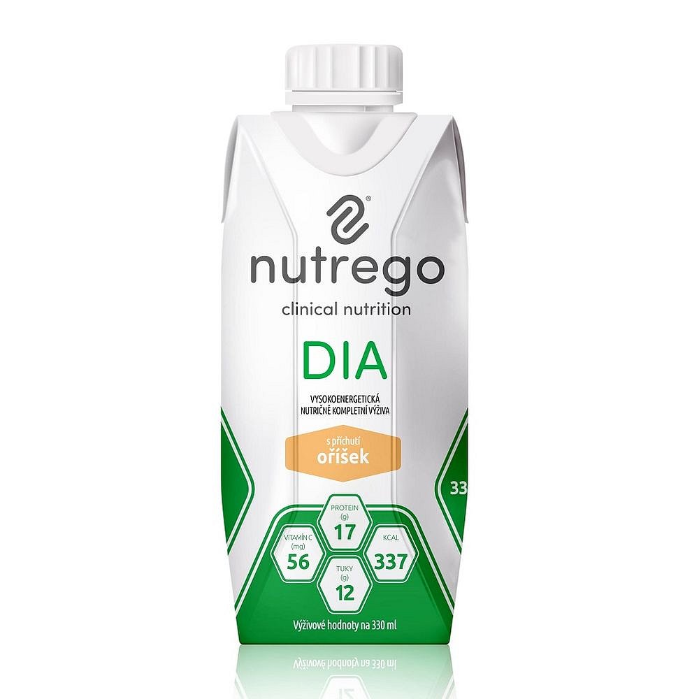 Nutrego DIA oříšek por.sol.1x330ml