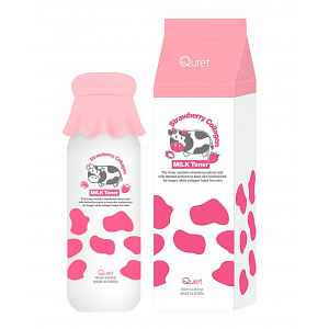 Quret Jahodový kolagenový mléčný toner 120 ml