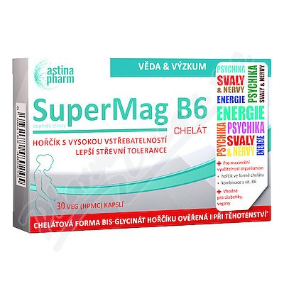 Astina SuperMag B6 CHELÁT cps.30