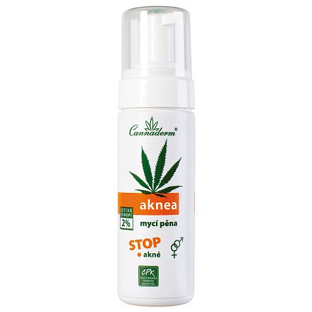 Cannaderm Aknea mycí pěna 180ml