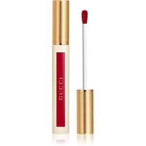 Gucci Glow Oil-In-Water Tint Liquid Lipstick lesklá hydratační tekutá rtěnka odstín 509 Rosso Ancora 6.5 ml