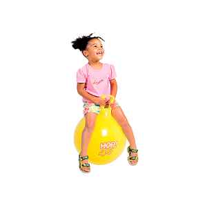 Hopsací míč HOP - průměr 45cm - žlutá